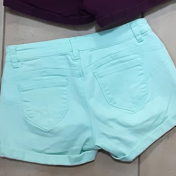 Bluenotes Coloured Jean Shorts Women Size 25 Lot of 2 Pairs - Picture 6 of 7